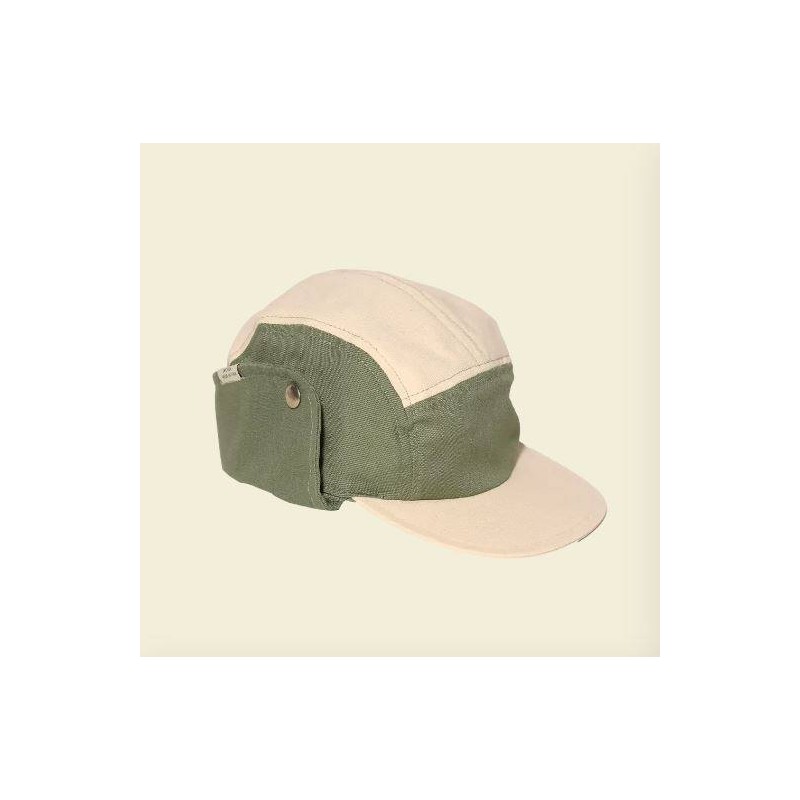 Gorra con orejeras Ki Et La Natural/Verde