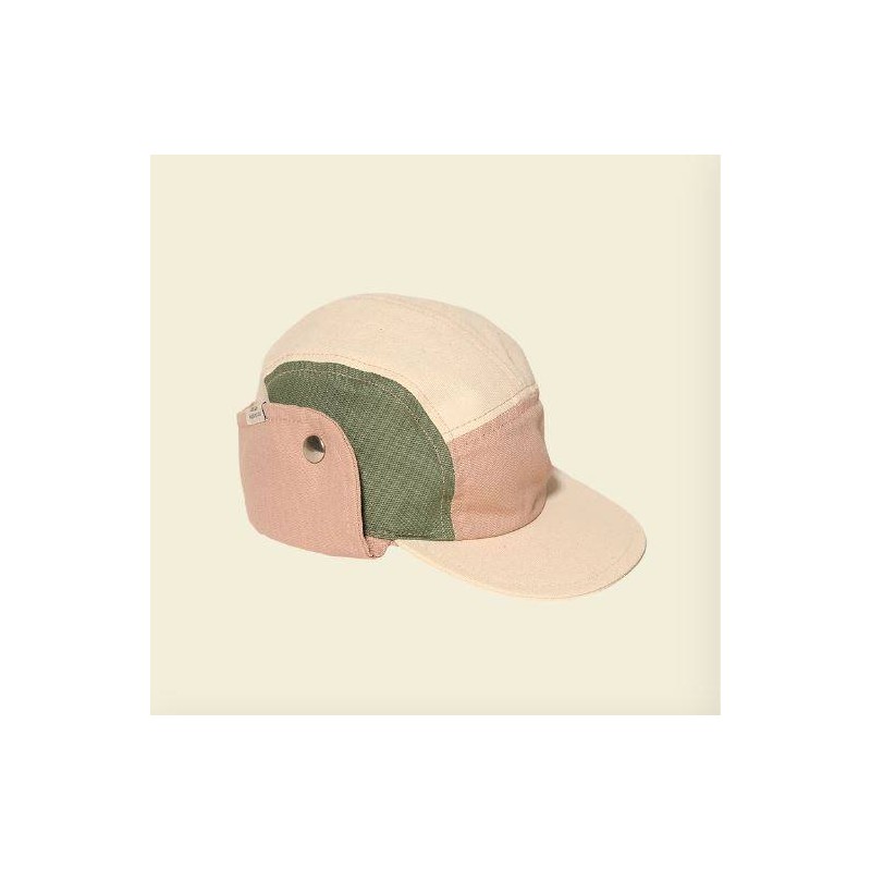 Gorra con orejeras Ki Et La Natural/Verde