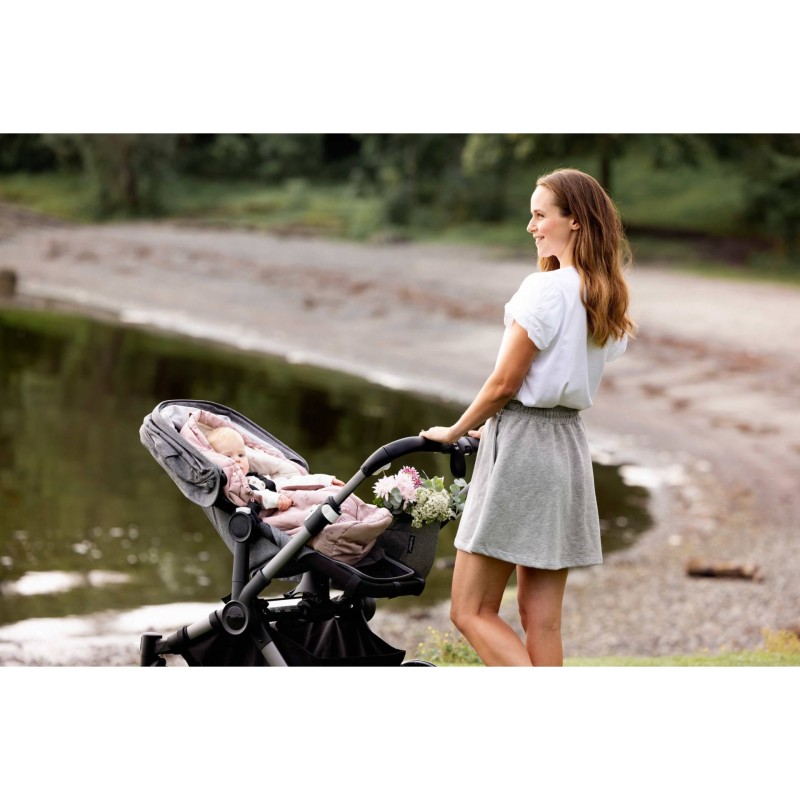 Saco de entretiempo evolutivo Voksi Sky Misty Green - fields 0-4 años