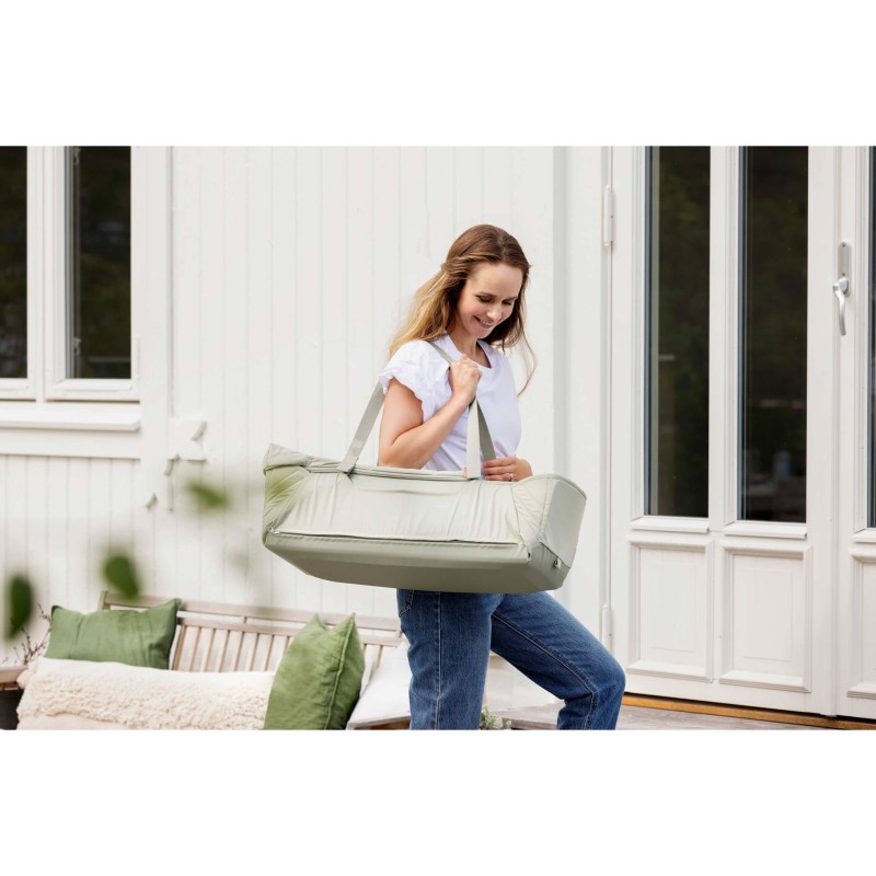 Capazo transportable Voksi Carry SeaShell Sand