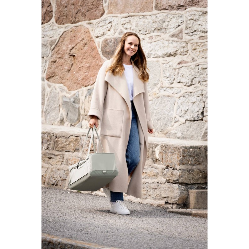 Capazo transportable Voksi Carry SeaShell Sand