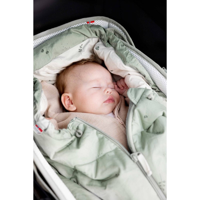 Capazo transportable Voksi Carry Me SeaShell Sand