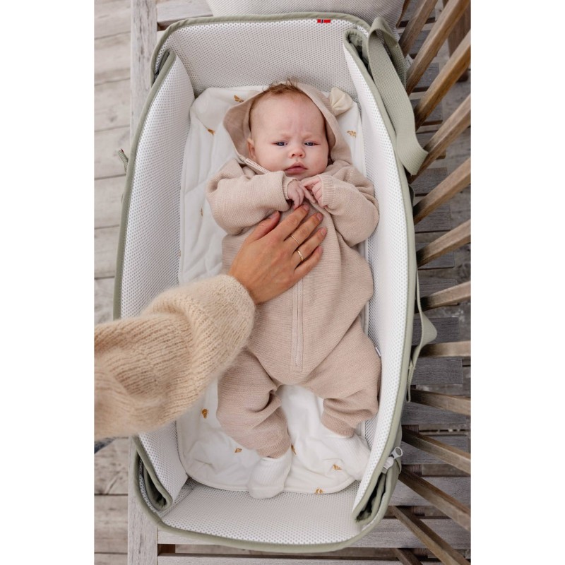 Capazo transportable Voksi Carry Me SeaShell Sand