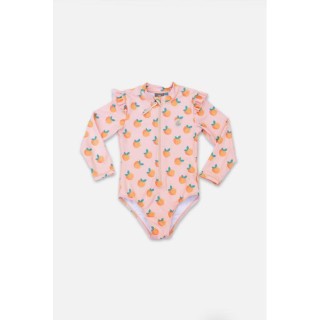 Bañador niña Anti UV M/L con volantes - Sweet Peach