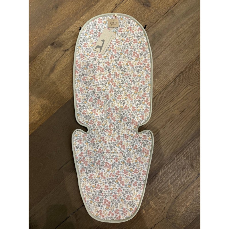 Colchoneta para silla Joolz HUB Emily La Giraffa Bianca e Blu