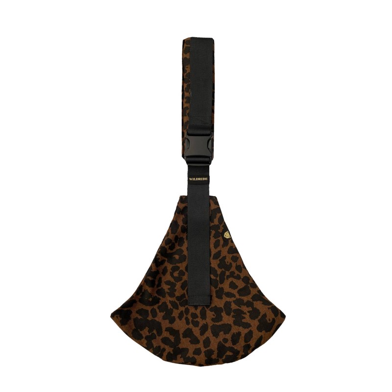 Portabebé Bandolera Wildride Print Brown Leopard