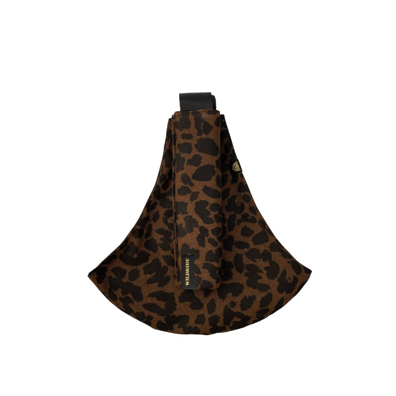 Portabebé Bandolera Wildride Print Brown Leopard