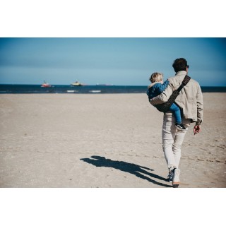 Portabebé Bandolera Wildride Print Brown Leopard