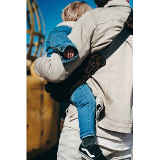 Portabebé Bandolera Wildride Print Brown Leopard