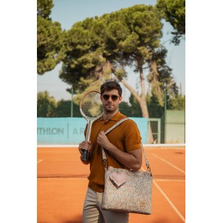 Bolsa walk bolsillos Yoko La Giraffa Bianca e Blu 123