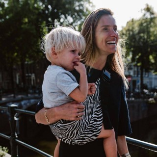 Portabebé Bandolera Wildride PREMIUM Chequered