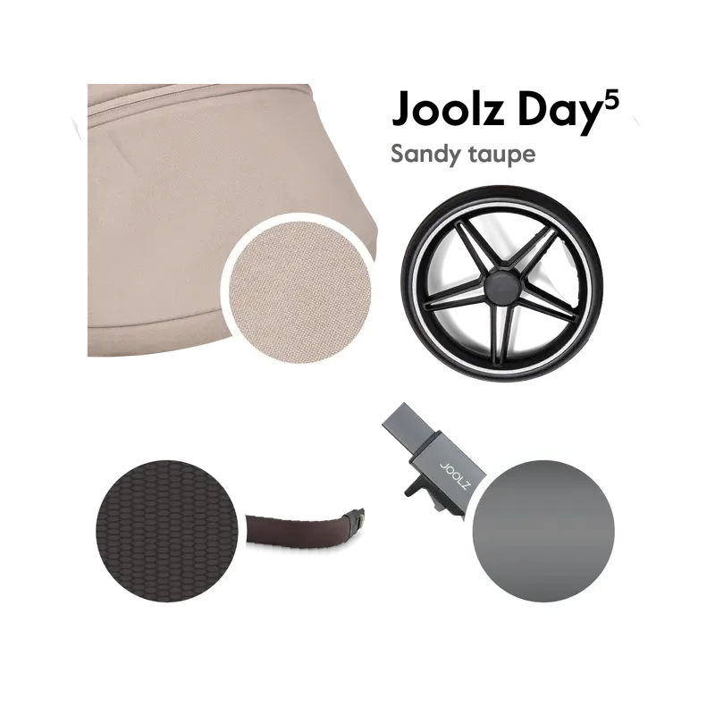 Carrito de bebé Joolz Day5 Sandy Taupe Carrito de bebé Joolz Day5 Sandy Taupe