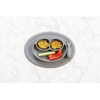 Plato de aprendizaje divisorio de silicona Mini Mat EZPZ (+12 meses)