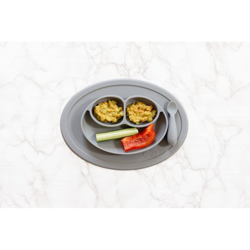 Plato de aprendizaje divisorio de silicona Mini Mat EZPZ (+12 meses)