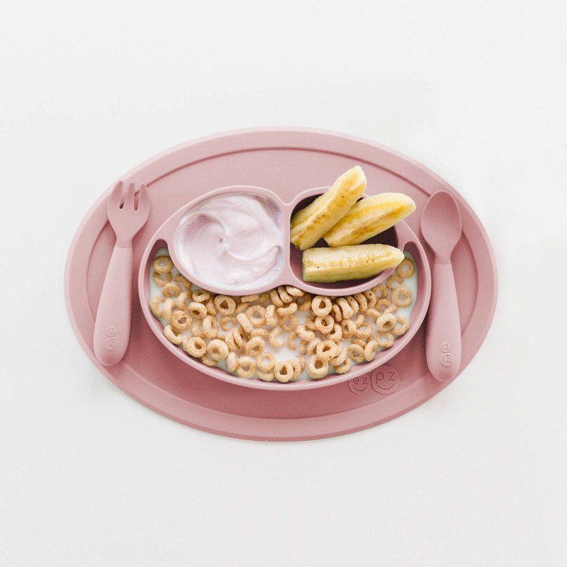 Vajilla Mini Mat de silicona EZPZ (+12 meses) Vajilla Mini Mat de silicona EZPZ (+12 meses)