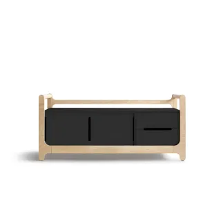 Mueble de almacenamiento Gabinete H Negro | Pinpi 123