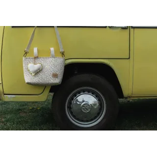 Bolsa Two Anaïs La Giraffa Bianca e Blu