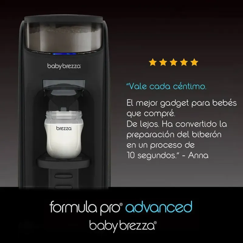 Preparador de biberones Babybrezza Formula Advance Pro Black Edition