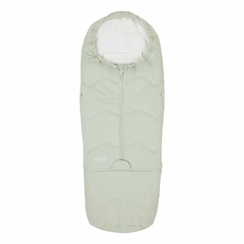 Saco de entretiempo evolutivo Voksi Sky Sea Green - fields 0-4 años