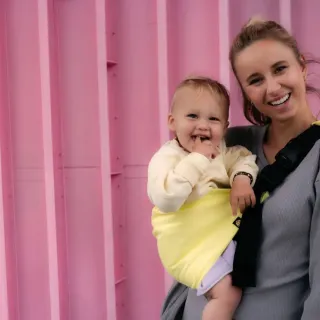 Portabebé Bandolera Wildride Main Lemon Edición Limitada