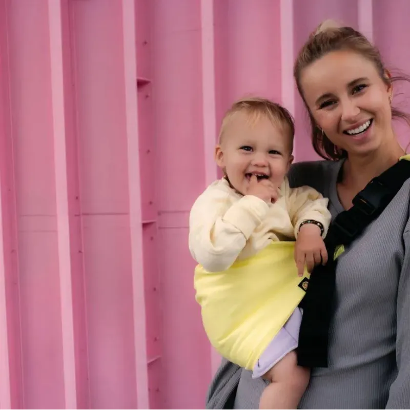 Portabebé Bandolera Wildride Main Lemon Edición Limitada