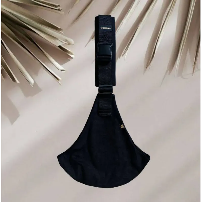 Portabebé Bandolera Wildride Lino Black
