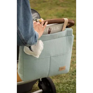 Bolsa Walk bolsillos Muffy Turquesa La Giraffa Bianca e Blu