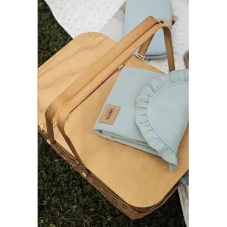 Cambiador de viaje Muffi Turquesa Volante La Giraffa Bianca e Blu Cambiador de viaje Muffi Turquesa Volante La Giraffa Bianca e Blu