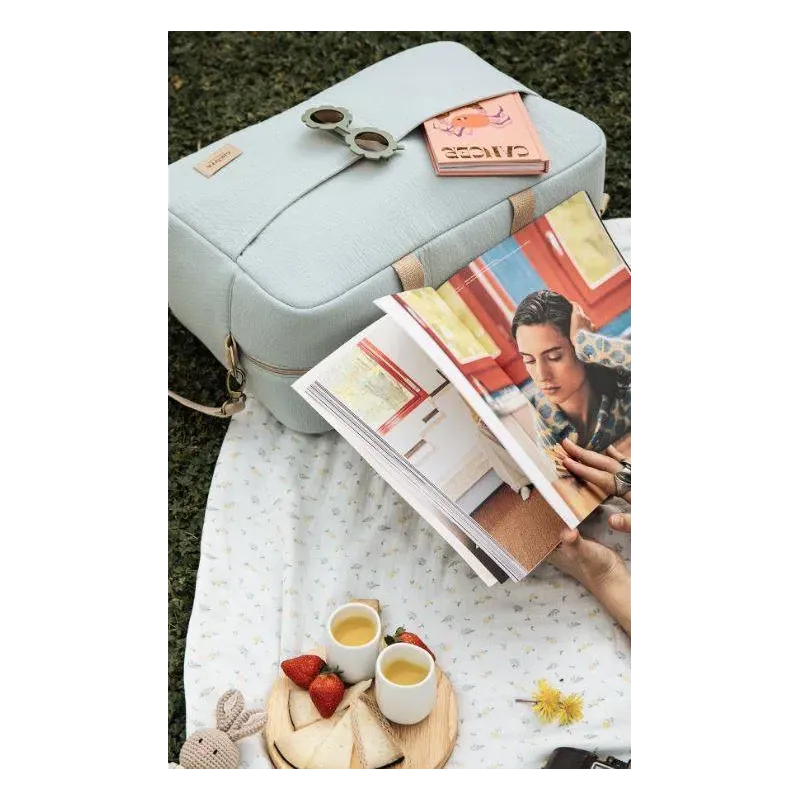 Canastilla Muffy Turquesa La Giraffa Bianca e Blu Canastilla Muffy Turquesa La Giraffa Bianca e Blu