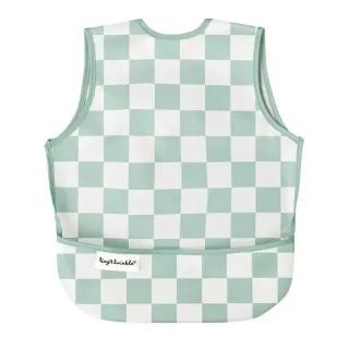 Babero delantal impermeable Mint Check | Pinpi 123