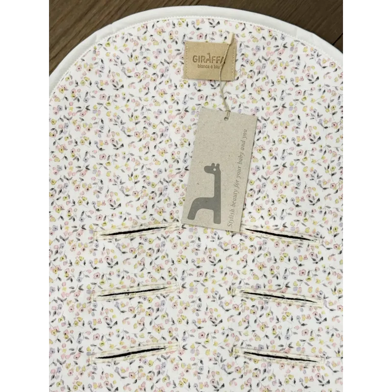 Colchoneta para silla Joolz HUB+ Anaïs Flores La Giraffa Bianca Colchoneta para silla Joolz HUB+ Anaïs Flores La Giraffa Bianca