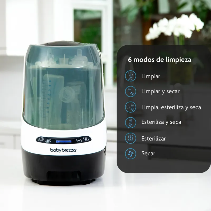 Babybrezza Bottle Washer Pro: lava, esteriliza y seca Babybrezza Bottle Washer Pro: lava, esteriliza y seca