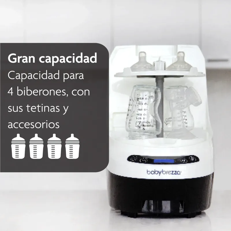 Babybrezza Bottle Washer Pro: lava, esteriliza y seca Babybrezza Bottle Washer Pro: lava, esteriliza y seca