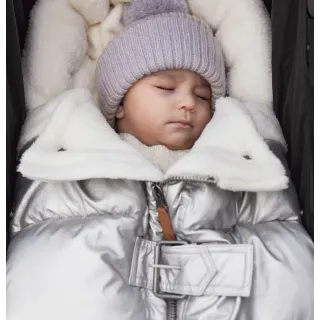 Saco polar bebé Elodie Silver Sheen Saco polar bebé Elodie Silver Sheen