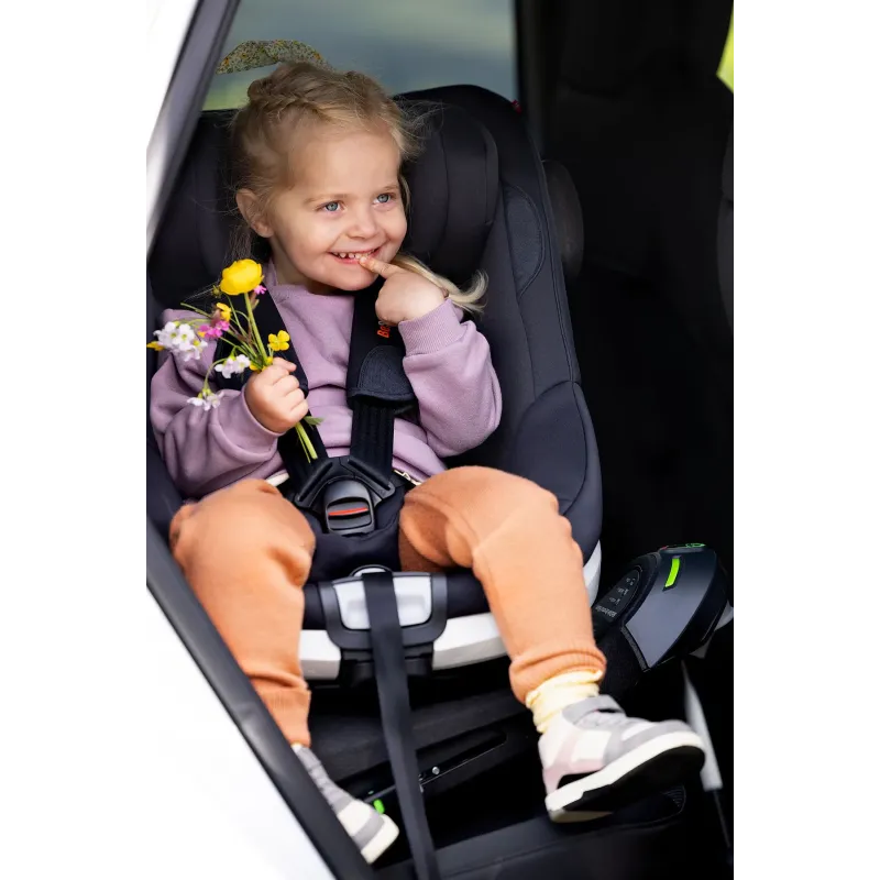 BeSafe Beyond Bundle (hasta los 6 años con base giratoria) Anthracite Mesh