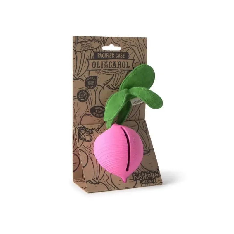 Portachupetes Ramona The Radish