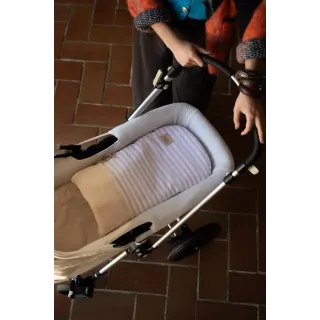 Saco capazo Ragazzi Piedra interior de pelo Saco capazo Ragazzi Piedra interior de pelo