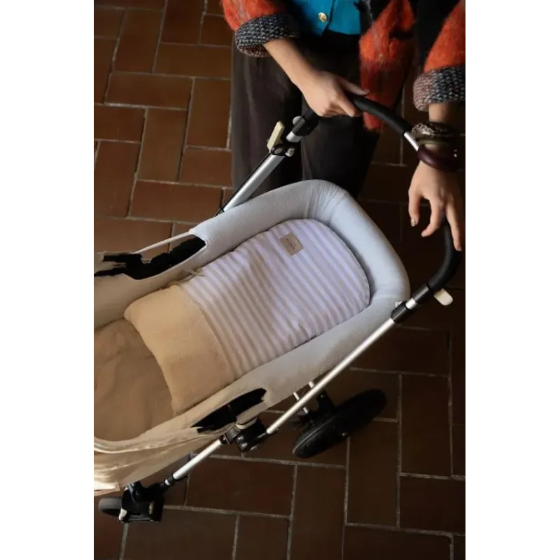 Saco capazo Ragazzi Piedra interior de pelo Saco capazo Ragazzi Piedra interior de pelo