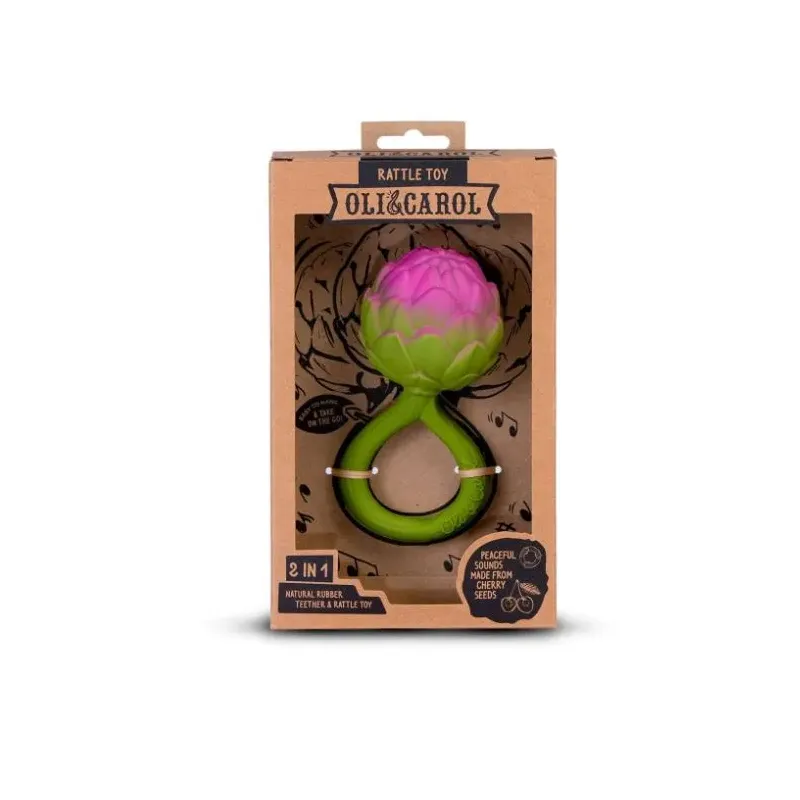 Mordedor sonajero Artichoke