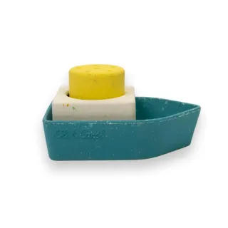 Juguete de baño Barco Azul caucho reciclado Juguete de baño Barco Azul caucho reciclado