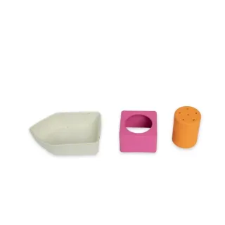 Juguete de baño Barco Naranja caucho reciclado Juguete de baño Barco Naranja caucho reciclado