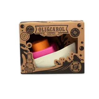 Juguete de baño Barco Naranja caucho reciclado Juguete de baño Barco Naranja caucho reciclado