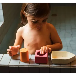 Juguete de baño Barco Naranja caucho reciclado Juguete de baño Barco Naranja caucho reciclado