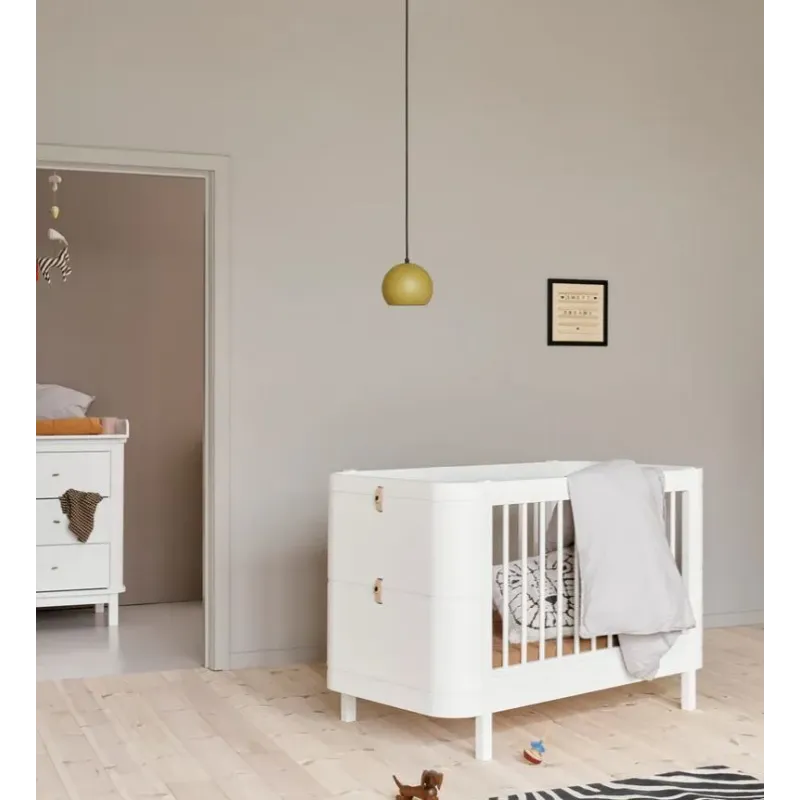 Cuna convertible en cama Wood Mini+ White Oliver Furniture Cuna convertible en cama Wood Mini+ White Oliver Furniture
