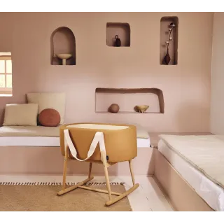 Moisés cesta KUKO Camel con soporte balancín Moisés cesta KUKO Camel con soporte balancín
