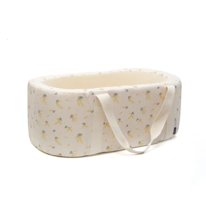 Moisés cesta KUKO Mimosa con soporte balancín Moisés cesta KUKO Mimosa con soporte balancín