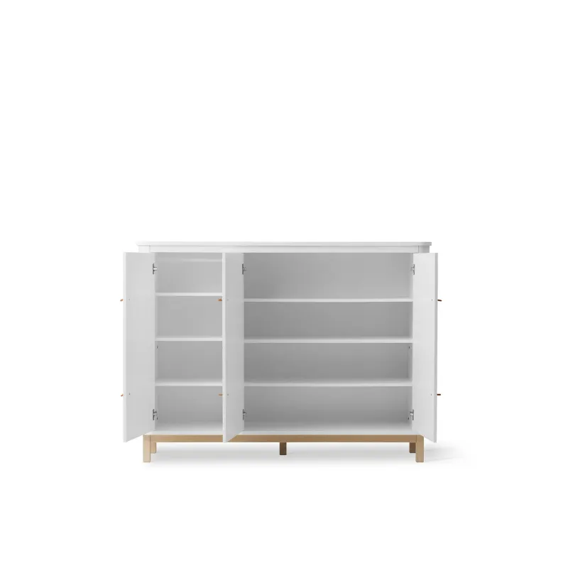 Armario Wood 3 puertas White/Oak Armario Wood 3 puertas White/Oak