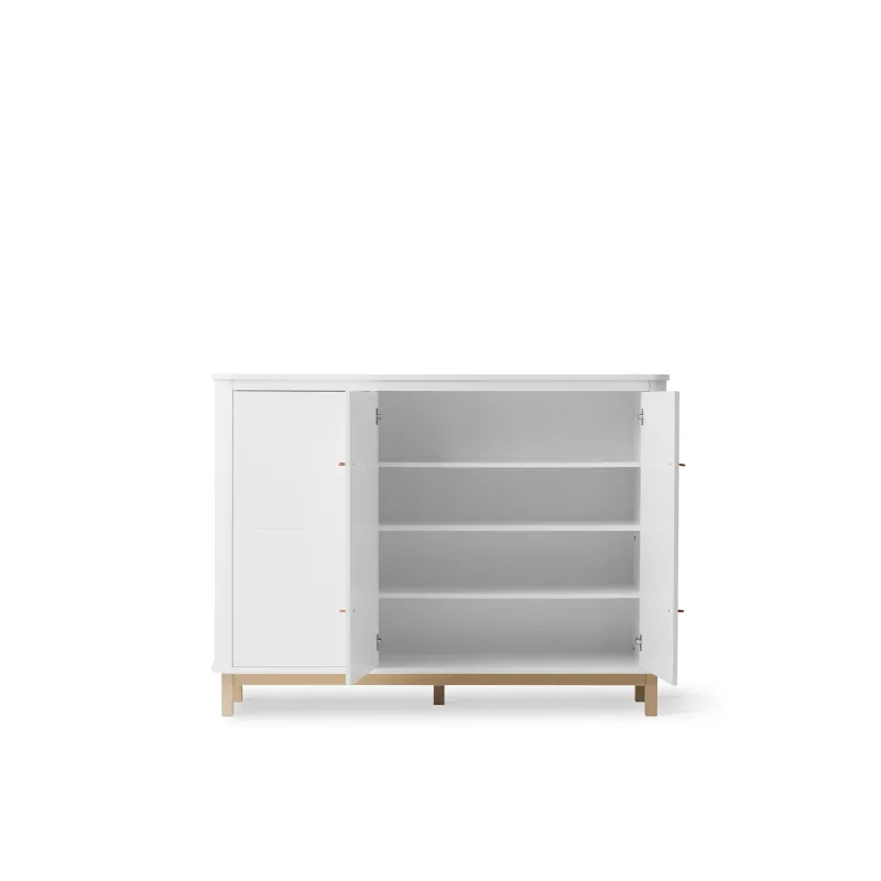 Armario Wood 3 puertas White/Oak Armario Wood 3 puertas White/Oak