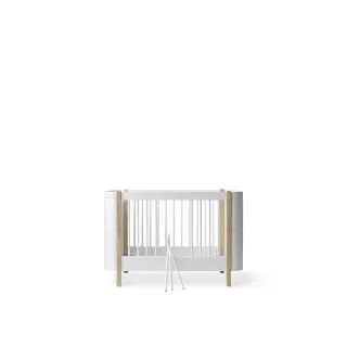 Cuna convertible en cama Wood Mini+ White/Oak Cuna convertible en cama Wood Mini+ White/Oak