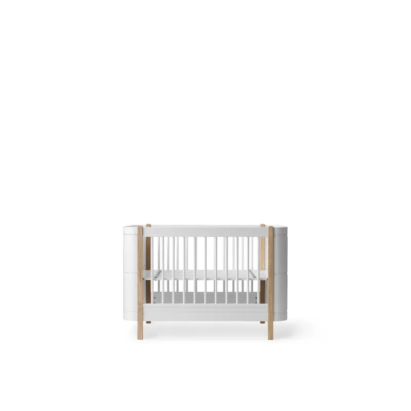 Cuna convertible en cama Wood Mini+ White/Oak Cuna convertible en cama Wood Mini+ White/Oak